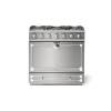 La Cornue CornuFé Albertine 90cm Dual Fuel Polished Chrome Stainless Steel