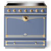 La Cornue CornuFé Albertine 90cm Induction Polished Brass Paris Blue