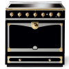 La Cornue CornuFé Albertine 90cm Induction Satin Chrome Gloss Black