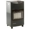 Lifestyle Superser-style gas heater in grey cabinet with castors and regulator