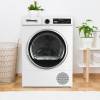 Lifestyle view of the NordMende TDHP81WH heat pump dryer