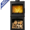 Mi Fires Tinderbox Large on Log Box Wood Stove