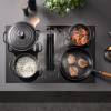 Miele Black Perfection hob integrated extractor