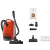 Miele Guard M1 Terra Red vacuum with integrated three-piece accessories