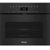 Miele H 7440 BMX compact microwave oven obsidian black