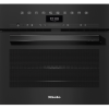 Miele H7440BM Compact Microwave Oven - Obsidian Black