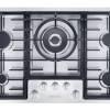 Miele KM 2354-1 gas hob stainless steel