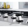 Miele gas hob rotary controls close up