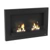 Modern bio fire with real flame effect and slim profile