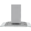 Montpellier MHG600X Curved Glass Stainless Steel Chimney Hood