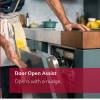 NEFF integrated dishwasher with Vario Hinge and Open Door Assist