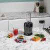 Ninja BN495UK Blender with Auto-iQ in black and silver on kitchen counter