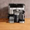 Ninja ES601UK Luxe Café Espresso Machine in black and stainless steel on kitchen worktop