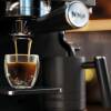 Ninja Luxe Café Premier Espresso Machine making coffeee