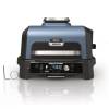 Ninja OG901UK Woodfire Pro Connect XL Electric BBQ Grill & Smoker in black and blue