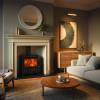 Onyx Athos wide flame view stove
