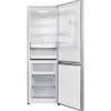 Open view of Indesit INK25322S4UK fridge freezer showing interior shelves and Fresh Space drawer