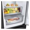 Open view of LG GBV5240CEP showing interior layout and FRESHConverter™ drawer