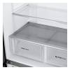 Open view of LG GMM41MSBEM showing fridge compartments