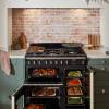 Open view of Rangemaster Classic Deluxe 90 dual fuel range cooker