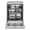 Open view of the LG DF355FP freestanding dishwasher