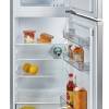 Open view of the Nordmende RFF266SL silver fridge freezer