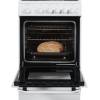 Open view showing 50-litre oven cavity with grill tray
