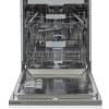 Open view showing racks, cutlery tray, and loading capacity