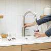 Quooker FNRSST Fusion Round Tap in Stainless Steel – 5-in-1 kitchen tap