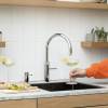 Quooker Fusion Round Tap – Polished Chrome finish with child-safe double push-turn control knob