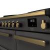 Rangemaster 100cm Estel Deluxe Induction Slate Antique Brass Range Cooker