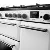 Rangemaster AURA90DFPWHT-YX1 White Onyx Range Cooker