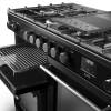 Rangemaster AURAO110DFPCBL-YX1 Black Onyx Dual Fuel Range Cooker