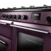 Rangemaster AURAO110DFPPLM-YX1 Plum Onyx Dual Fuel Range Cooker