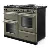 Rangemaster AURAO110DFPRBD-BN1 Riverbed Brushed Nickel Dual Fuel Range Cooker