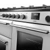 Rangemaster AURAO110DFPWHT-YX1 White Onyx Dual Fuel Range Cooker