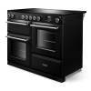 Rangemaster AURAO110EIPCBL-BN1 Black Brushed Nickel Induction Range Cooker