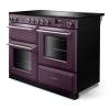 Rangemaster AURAO110EIPPLM-BN1 Plum Brushed Nickel Induction Range Cooker