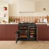 Rangemaster Aura 90 Slate Brushed Nickel Range Cooker Dublin Ireland