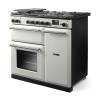 Rangemaster Aura 90 White Onyx Dual Fuel Range Cooker Belfast NI
