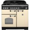 Rangemaster CDL100DFFCRC - 100cm Classic Deluxe Dual Fuel Cream Chrome Range Cooker 92500