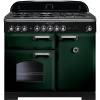 Rangemaster CDL100DFFRGC - 100cm Classic Deluxe Dual Fuel Racing Green Chrome Range Cooker 113810