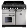 Rangemaster CDL100DFFRPC - 100cm Classic Deluxe Dual Fuel Royal Pearl Chrome Range Cooker 100630