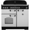 Rangemaster CDL100EIRPC - 100cm Classic Deluxe Electric Induction Royal Pearl Chrome Range Cooker 100640