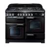 Rangemaster CDL110DFFBLC - 110cm Classic Deluxe Dual Fuel Black Chrome Range Cooker 79780