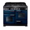 Rangemaster CDL110DFFRBC - 110cm Classic Deluxe Dual Fuel Regal Blue Chrome Range Cooker 112910