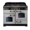 Rangemaster CDL110DFFRPB - 110cm Classic Deluxe Dual Fuel Royal Pearl Brass Range Cooker 114480