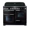 Rangemaster CDL110ECBLC - 110cm Classic Deluxe Electric Ceramic Black Chrome Range Cooker 81320