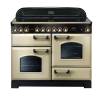 Rangemaster CDL110ECCRB - 110cm Classic Deluxe Electric Ceramic Cream Brass Range Cooker 81350