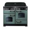 Rangemaster CDL110ECMGC - 110cm Classic Deluxe Electric Ceramic Mineral Green Chrome Range Cooker 127370